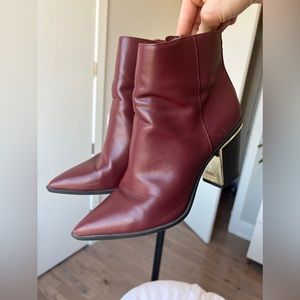 Sam Edelman (Circus) Maroon Womens Heeled Boot